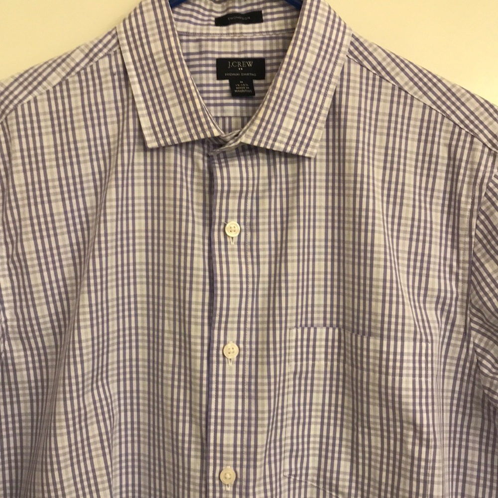 Jcrew button down purple shirt size Medium
